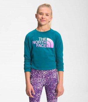 Camiseta The North Face Graphic Niña Azules Oscuro | 8290463-HV