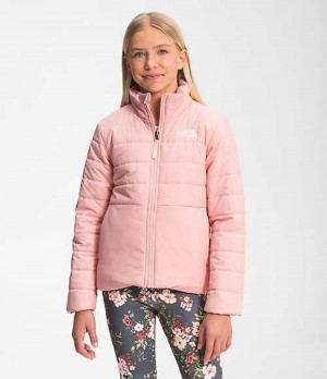 Chaquetas The North Face Reversible Mossbud Swirl Niña Rosas | 8956240-SY