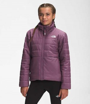 Chaquetas The North Face Reversible Mossbud Swirl Niña Moradas | 3084295-SA