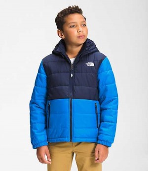 Chaquetas The North Face Reversible Mount Chimbo Niño Azules | 2980745-BJ