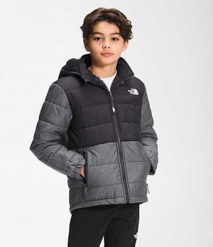 Chaquetas The North Face Reversible Mount Chimbo Niño Gris | 3218796-FO