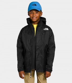 Chaquetas The North Face Stormy Rain Triclimate® Niño Negras | 9703685-XK