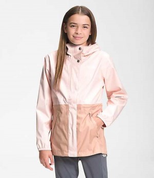 Parka The North Face DryVent™ Mountain Niña Rosas | 8730426-TN