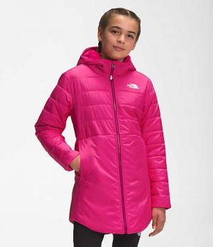 Parka The North Face Reversible Mossbud Swirl Niña Rosas | 9214875-NW