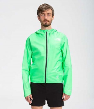 Rain Jackets The North Face Flight Hombre Verde | 4920653-JY