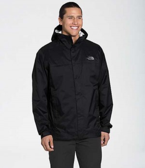 Rain Jackets The North Face Venture 2 Hombre Negras Gris | 1694378-MX