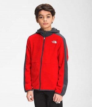 Sudadera con Capucha The North Face Glacier Niña Rojas | 0514396-LZ