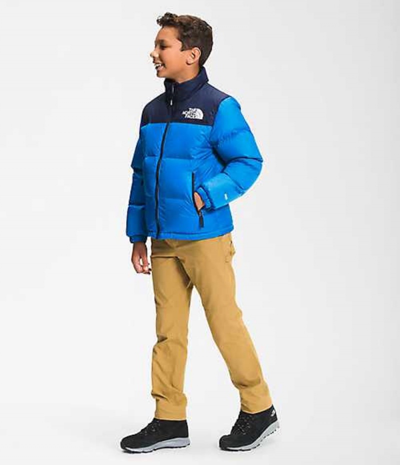 Chaquetas The North Face 1996 Retro Nuptse Niño Azules | 7516984-NT