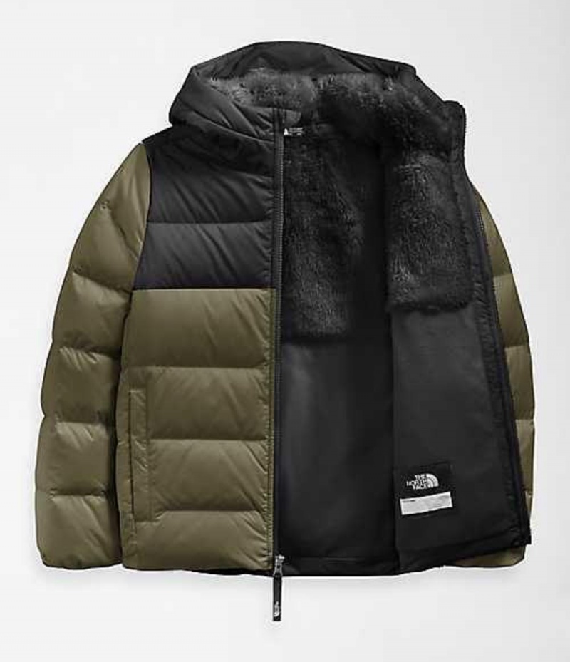 Chaquetas The North Face Moondoggy Niño Verde Oliva Verde Negras | 9624583-OW