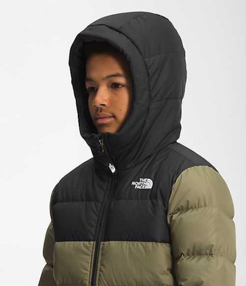 Chaquetas The North Face Moondoggy Niño Verde Oliva Verde Negras | 9624583-OW