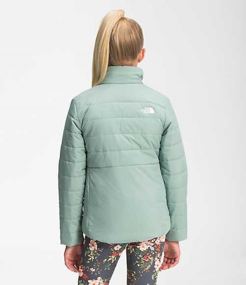 Chaquetas The North Face Reversible Mossbud Swirl Niña Verde | 1264780-BZ