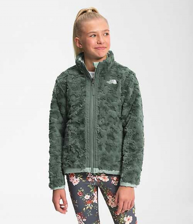 Chaquetas The North Face Reversible Mossbud Swirl Niña Verde | 1264780-BZ