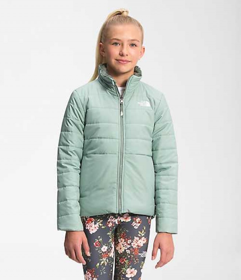 Chaquetas The North Face Reversible Mossbud Swirl Niña Verde | 1264780-BZ