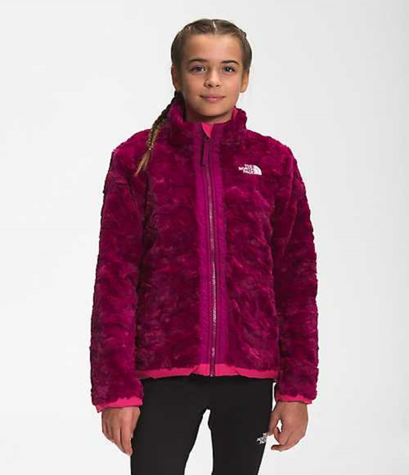 Chaquetas The North Face Reversible Mossbud Swirl Niña Rosas | 7254160-DH