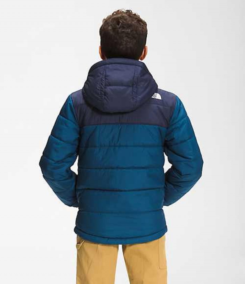 Chaquetas The North Face Reversible Mount Chimbo Niño Azules | 3928105-YM