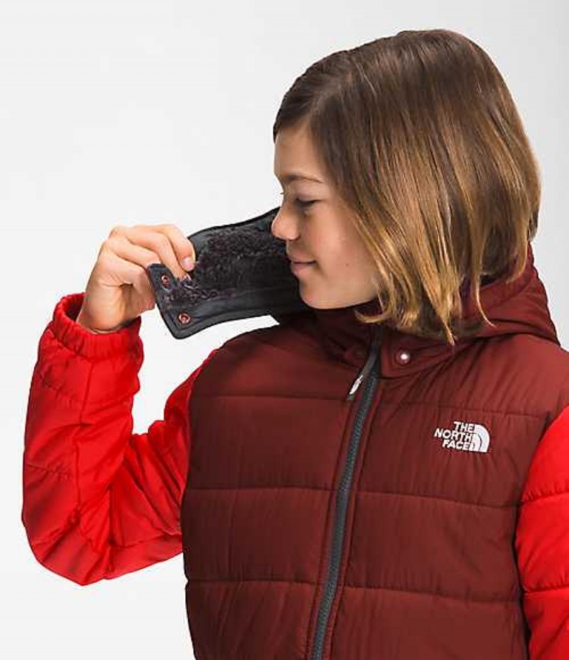 Chaquetas The North Face Reversible Mount Chimbo Niño Rojas | 9713045-UM