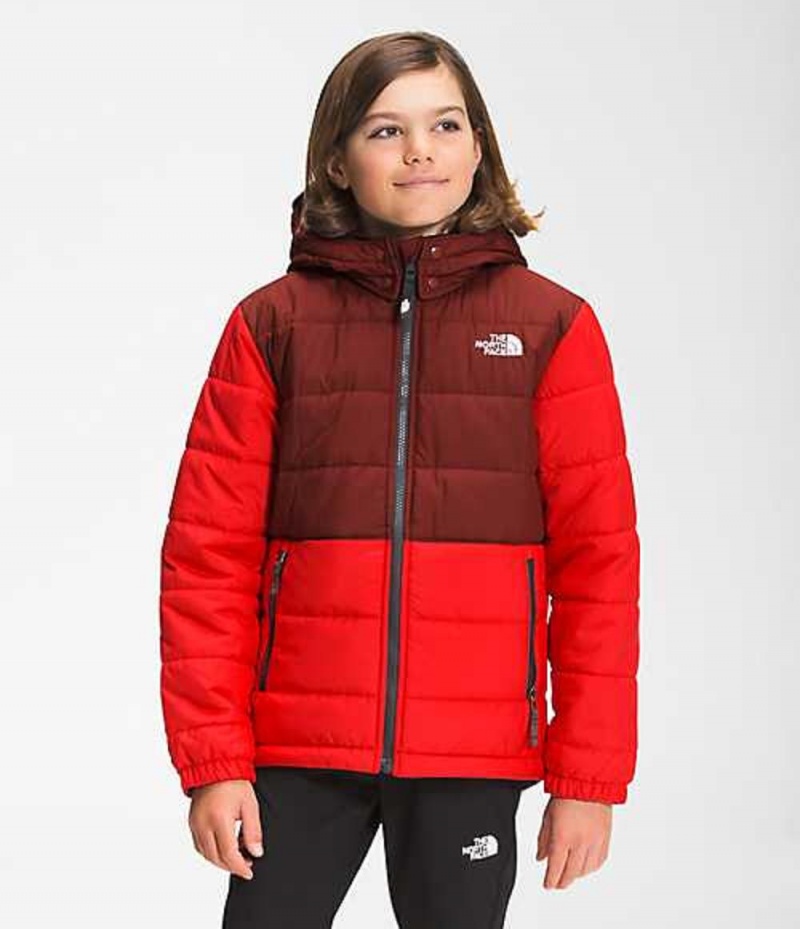 Chaquetas The North Face Reversible Mount Chimbo Niño Rojas | 9713045-UM