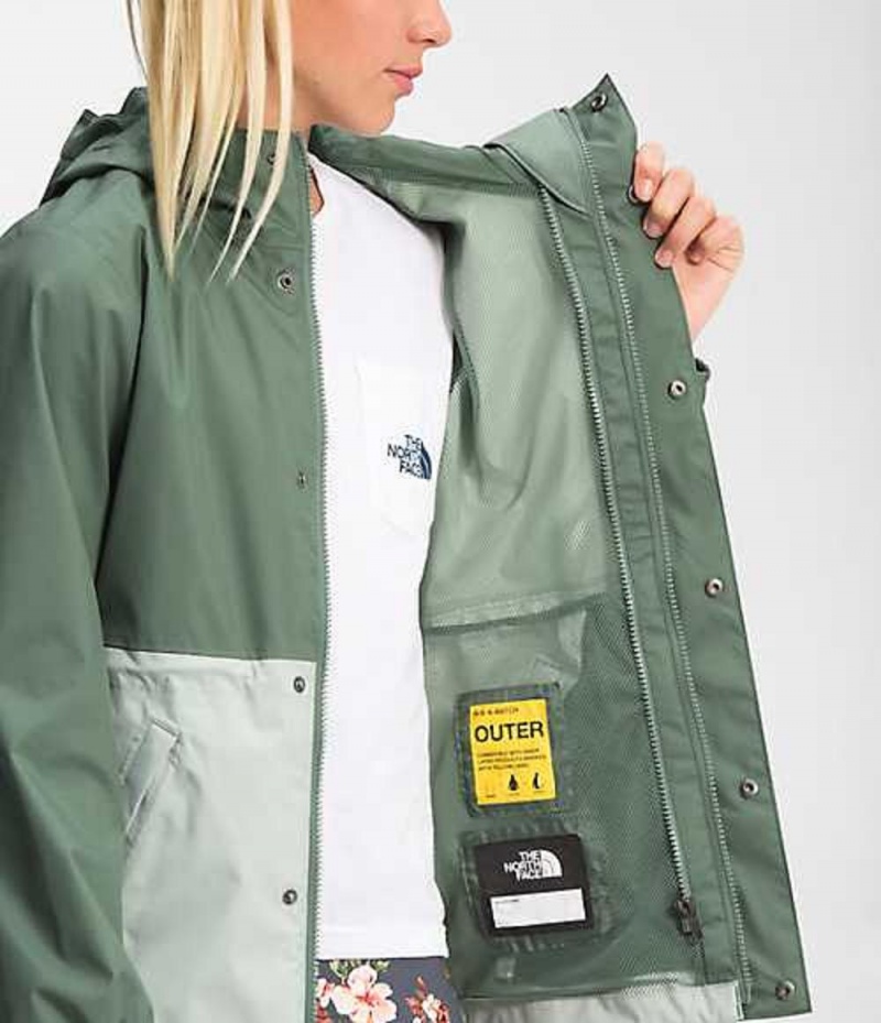 Parka The North Face DryVent™ Mountain Niña Verde | 3725019-SC