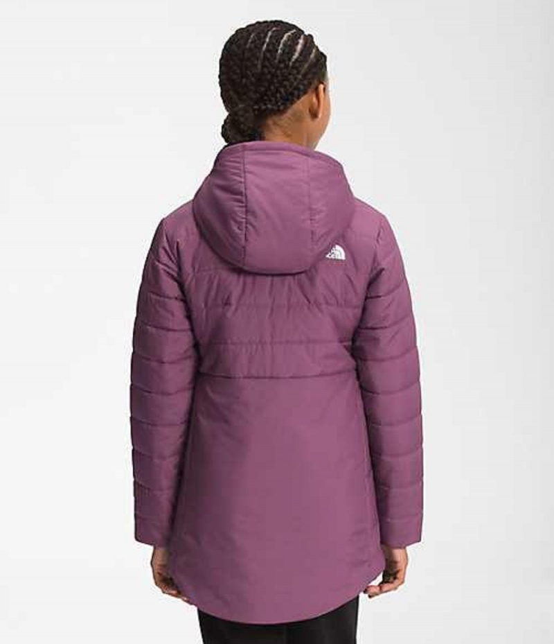 Parka The North Face Reversible Mossbud Swirl Niña Moradas | 5420371-FR