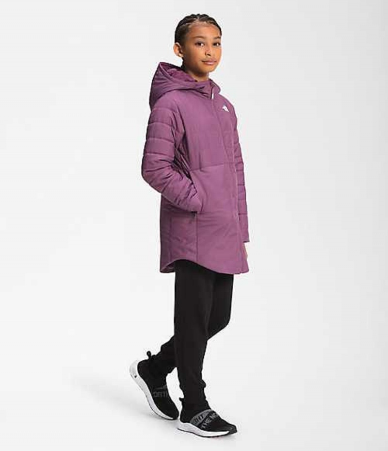 Parka The North Face Reversible Mossbud Swirl Niña Moradas | 5420371-FR