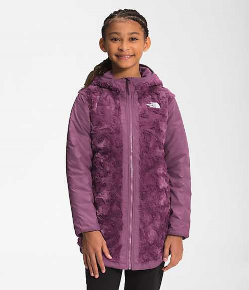 Parka The North Face Reversible Mossbud Swirl Niña Moradas | 5420371-FR