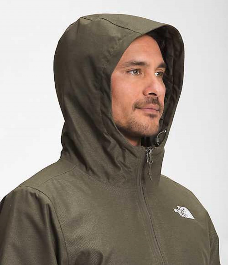 Rain Jackets The North Face Novelty Millerton Hombre Gris Marrones Verde | 0769485-HP