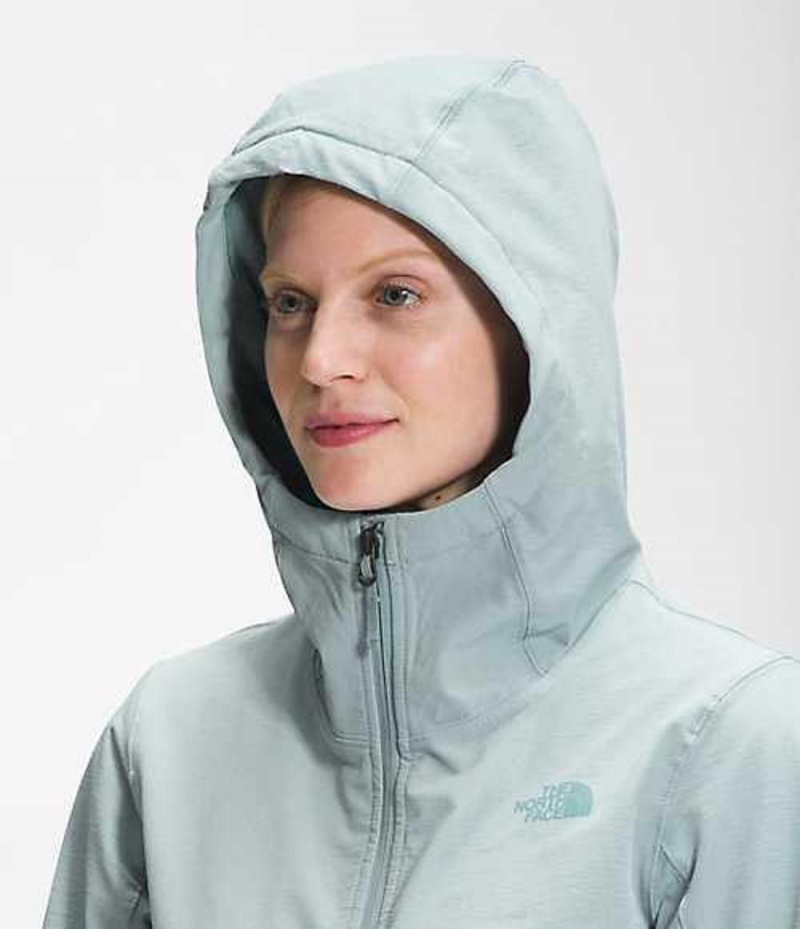 Softshell Jackets The North Face Shelbe Raschel Mujer Plateadas Azules | 0574931-DT