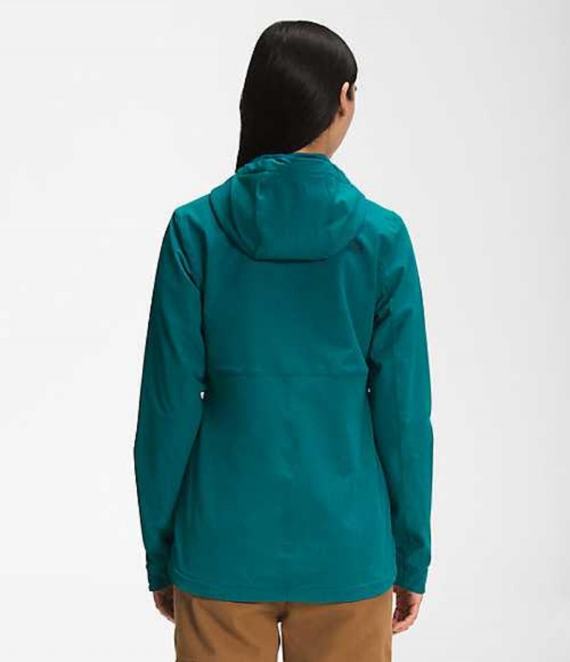 Softshell Jackets The North Face Shelbe Raschel Mujer Turquesa | 0437821-UN