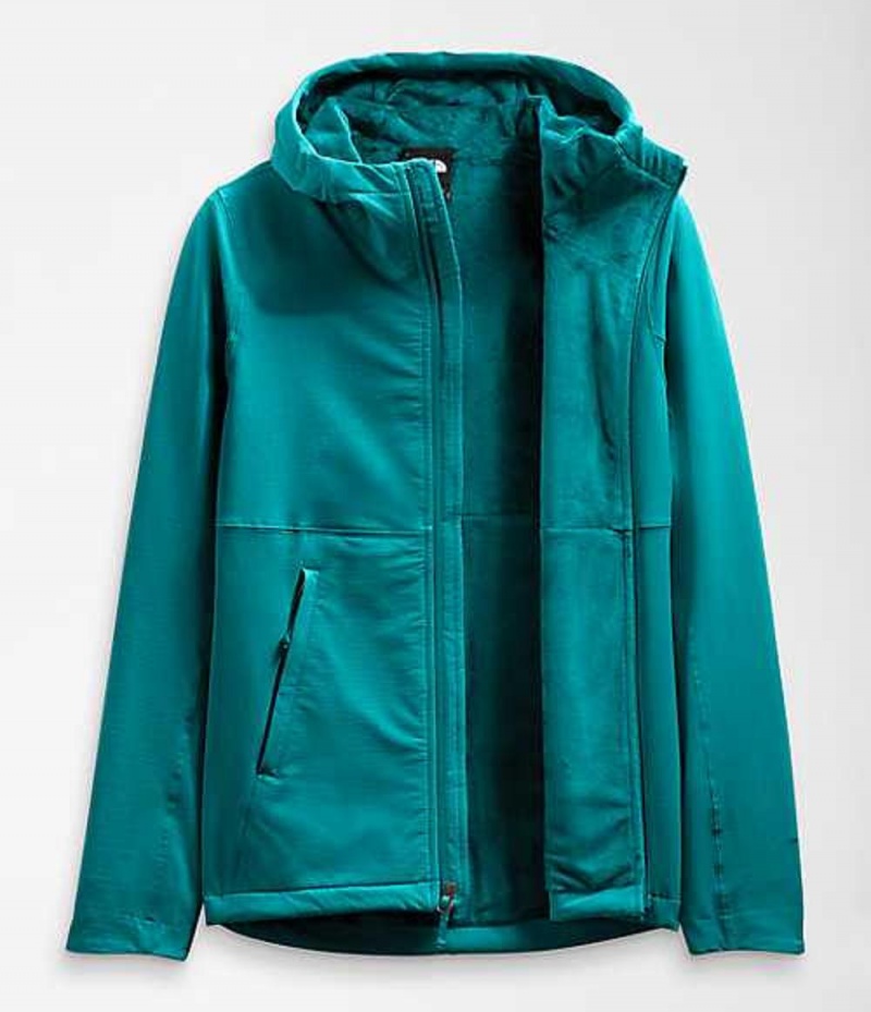 Softshell Jackets The North Face Shelbe Raschel Mujer Turquesa | 0437821-UN